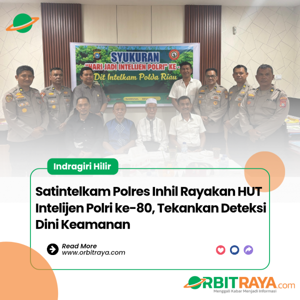 Satintelkam Polres Inhil Rayakan HUT Intelijen Polri ke-80, Tekankan Deteksi Dini Keamanan