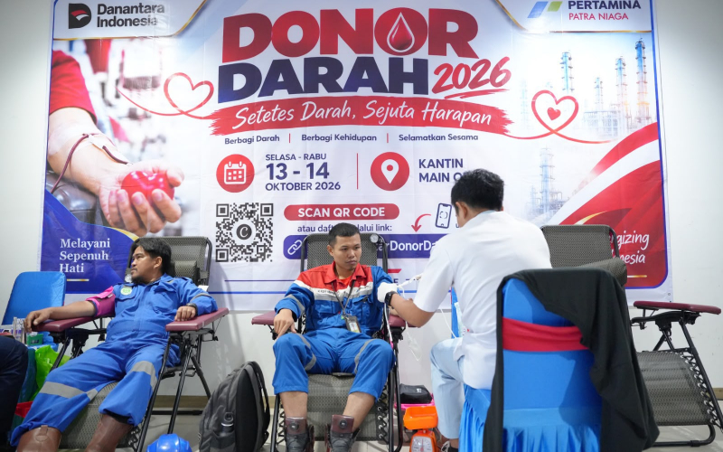 Peduli Kemanusiaan, Pertamina Kilang Dumai Kumpulkan 600 Kantong Darah dan Raih Apresiasi