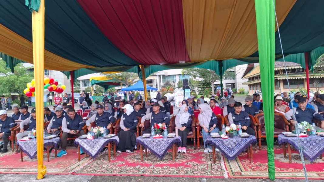 Dandim 0314/Inhil Hadiri Upacara Pencanangan Milad ke-60 Kabupaten Indragiri Hilir