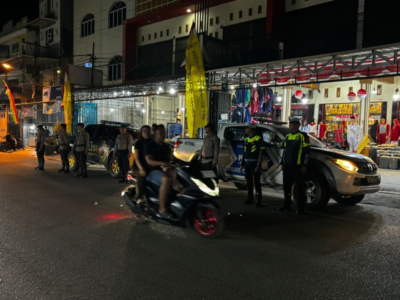 Polres Inhil Gelar Patroli Rutin untuk Antisipasi Premanisme dan Tindak Pidana C3
