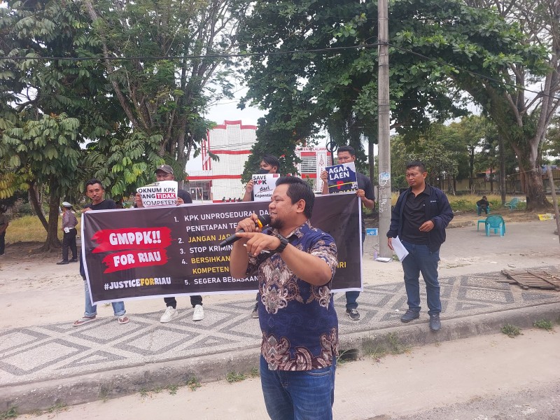GMPPK Gelar Aksi Mimbar Bebas di Pelalawan: Soroti OTT KPK Terhadap Mantan Gubernur Riau Abdul Wahid,  Desak Keadilan dan Minta KPK Tak Jadi Alat Politik