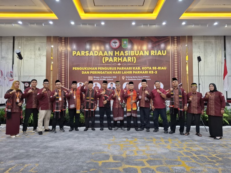 PARHARI Riau Kukuhkan Pengurus se-Kabupaten/Kota, Perkuat Persaudaraan dan Kontribusi untuk Riau