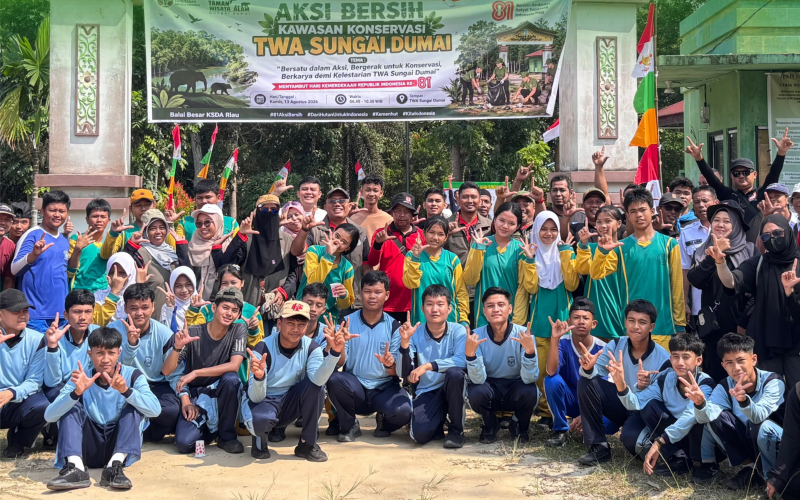 DLH Dumai Ajak Masyarakat Peduli Lingkungan Lewat Aksi Bersih Kawasan Konservasi