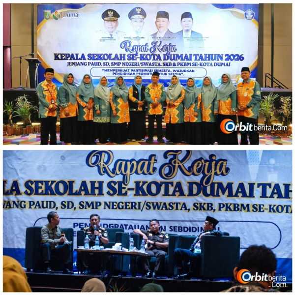 Wawako Dumai Resmi Buka Raker Kepala Sekolah 2026: Dorong Penguatan Mutu Pendidikan