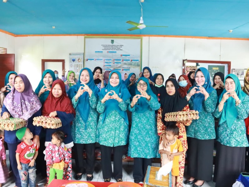 Tekan Stunting, Ketua TP PKK Inhil Gencarkan Program GINTAS melalui Kasih Terdahsat