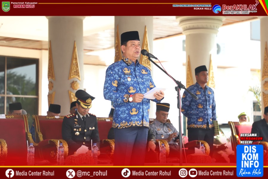 Wabup Rohul Syafaruddin Poti Pimpin Upacara Peringatan Hari Lahir Pancasila 2025
