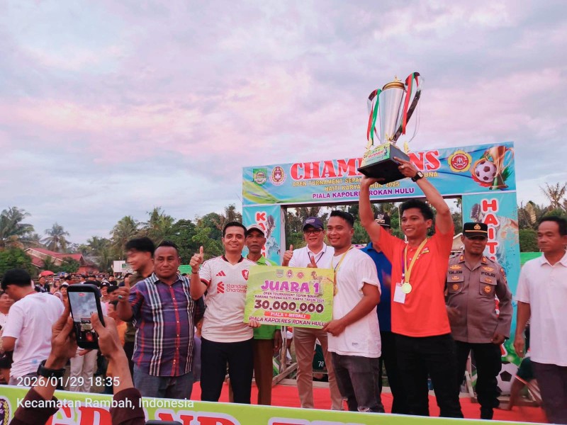 Kapolres Cup 2025–2026 Resmi Ditutup, Pedex Mania FC Juara Lewat Adu Penalti