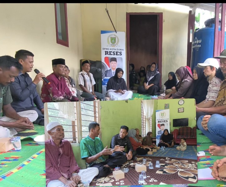 Reses DPRD Dumai, Idris Serap Aspirasi Warga Soal Jalan Rusak, Listrik, Air Bersih Hingga Penyaluran BLT