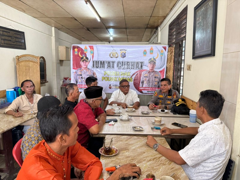 Jumat Curhat Polsek Minas, Ruang Dialog Warga untuk Jaga Keamanan Lingkungan