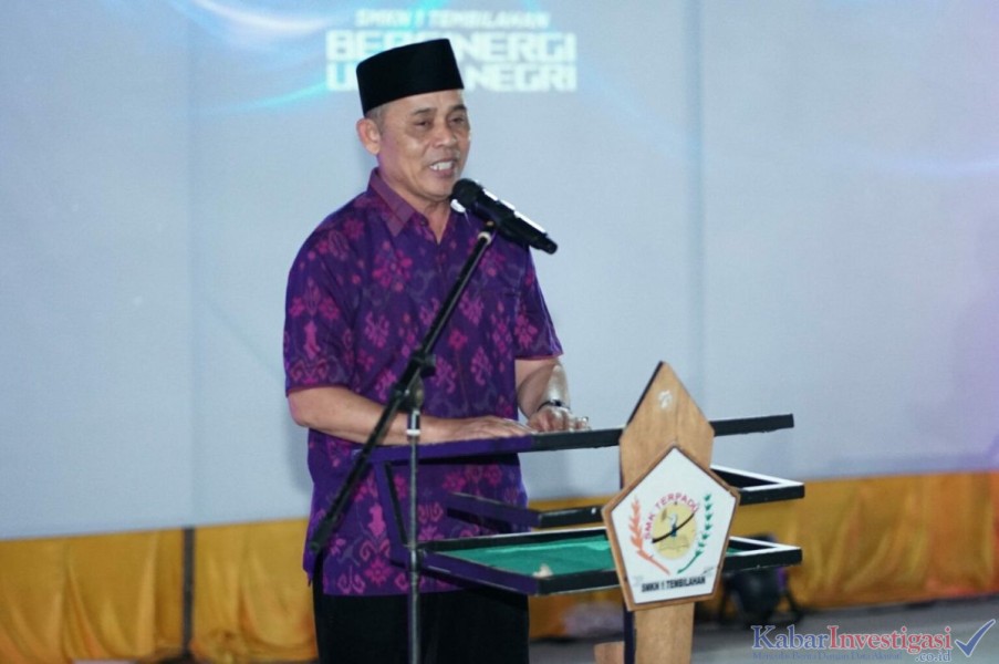 Bupati Inhil Apresiasi 61 Tahun SMKN 1 Tembilahan, Dorong Siswa Jadi Wirausaha Kreatif