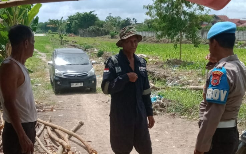 Polsek Kawasan Pelabuhan Dumai Rawat 260 Bibit Hidroponik Dukung Ketahanan Pangan