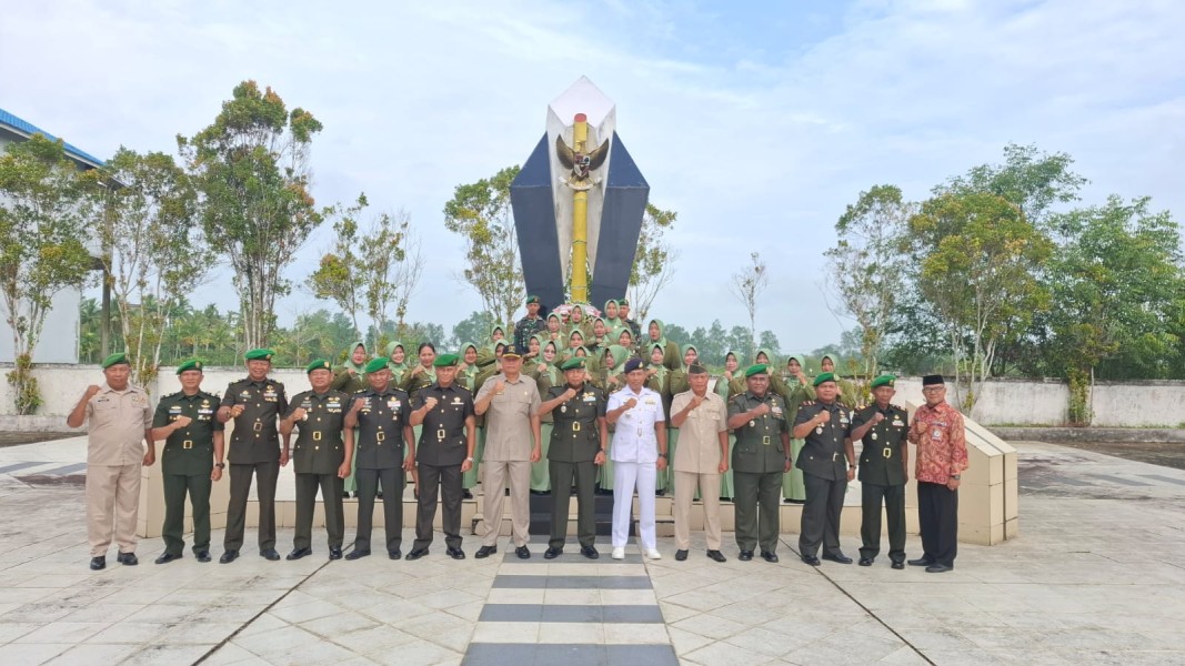 Kodim 0314/Inhil Gelar Ziarah Rombongan, Peringati HUT ke-75 Kodam I/BB