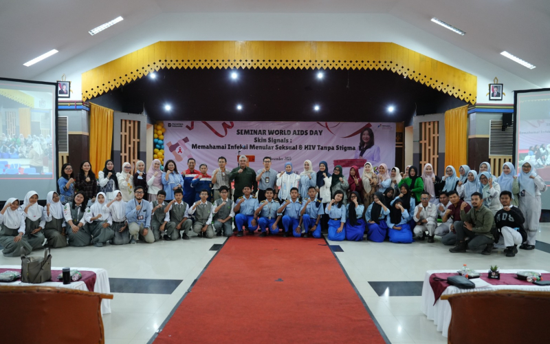 Peringatan Hari HIV/AIDS 2025 : Kilang Pertamina Dumai Edukasi dan Ajak Pelajar Lawan Stigma