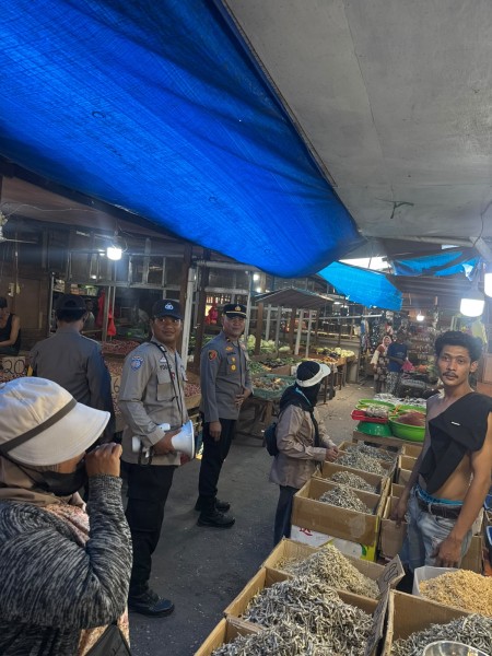 Dari Udara hingga Lorong Pasar, Kapolsek Tembilahan Bergerak Cegah Karhutla