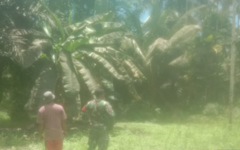 Di Titik Rawan Karhutla, Koramil 03 Patroli Keamanan Wilayah