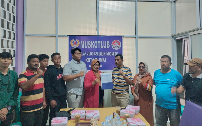 Muskotlub Judo Dumai, Wiwik Sri Handayani Terpilih Jadi Ketua