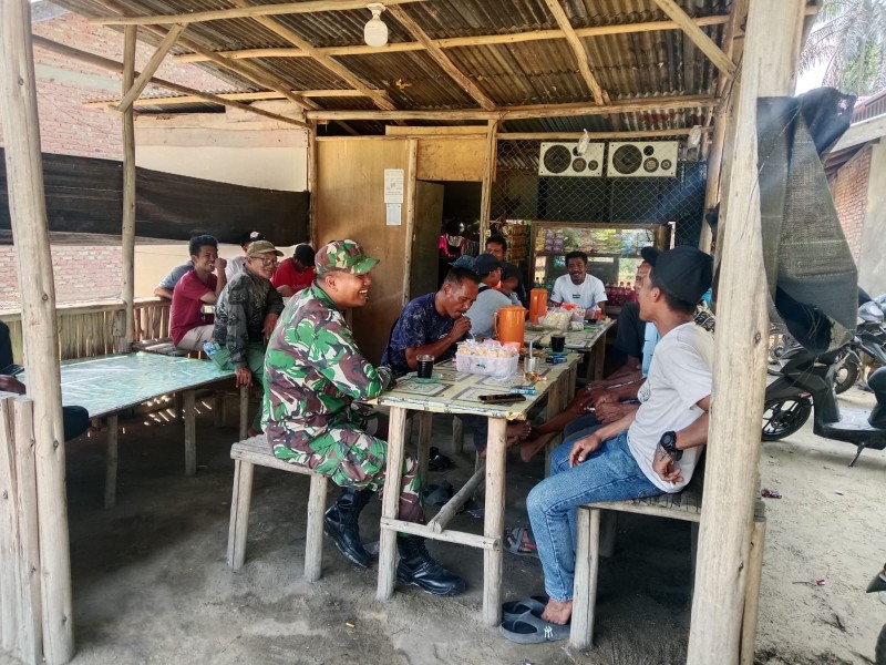 Sertu Sugiarto Ajak Warga Rantau Bertuah Perangi Narkoba