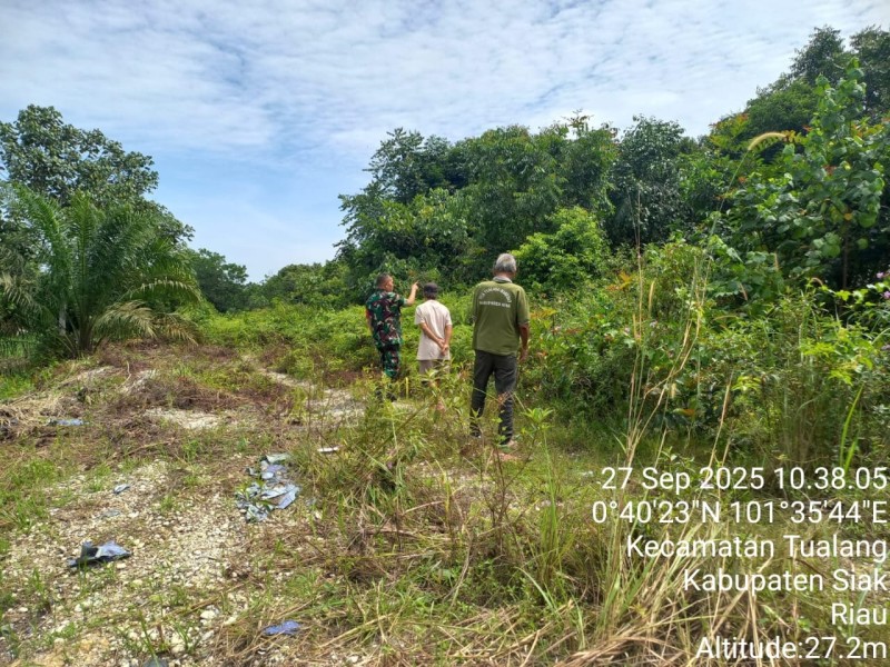 Babinsa Serka Afrisal Gelar Patroli Karhutla di Maredan, Pastikan Wilayah Aman
