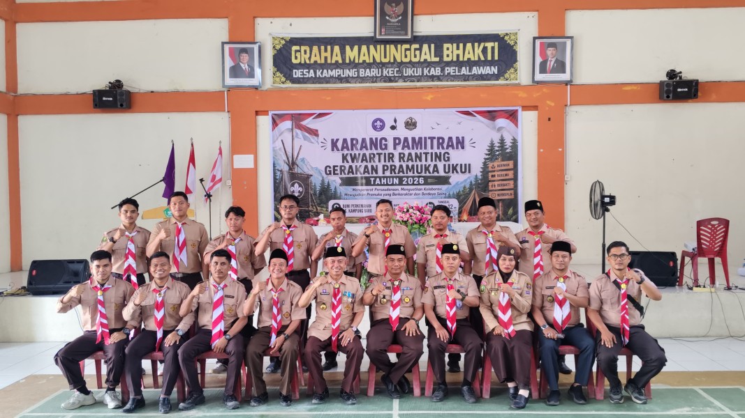 Kwarran Pramuka Ukui Resmi Dilantik, Siap Cetak Generasi Berkarakter dan Pertahankan Prestasi Terbaik di Pelalawan