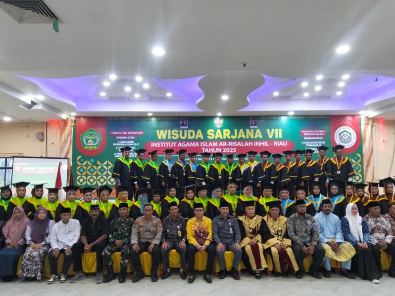 Babinsa Koramil 06/Kateman Hadiri Wisuda Sarjana VII IAI Ar Risalah Sungai Guntung