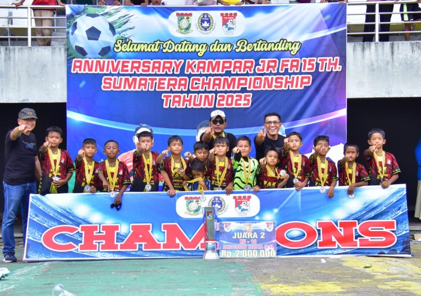 Anniversary 15th Kampar Junior FA Sumatera Championship 2026 Meriah dan Lancar