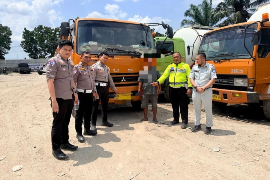 Kurang dari 24 Jam, Polisi Tangkap Sopir Truk Tabrak Lari yang Tewaskan IRT di Kampar