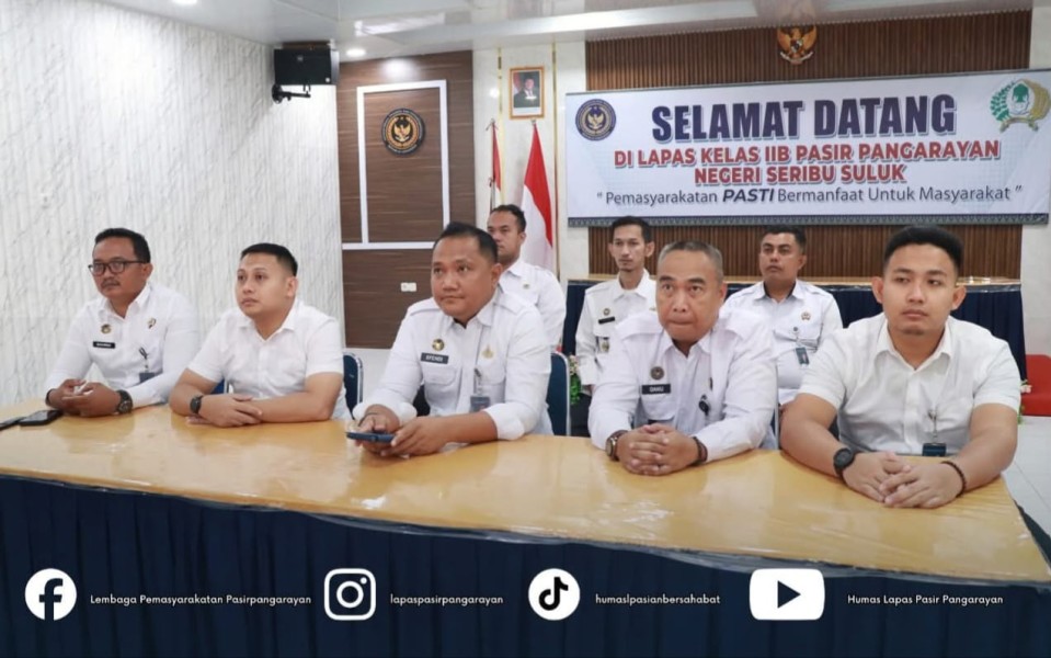 Lapas Pasir Pangarayan Ikuti Sosialisasi Pedoman Peran Serta Masyarakat Secara Virtual