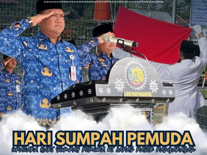 Semangat Persatuan di Balik Jeruji: Lapas Pasir Pangarayan Gelar Upacara Hari Sumpah Pemuda ke-97 Tahun 2025