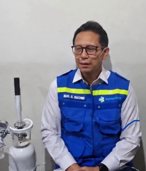 Foto Menkes Pakai Oksigen Viral, Plt Kadinkes Inhu Ungkap Fakta Berbeda