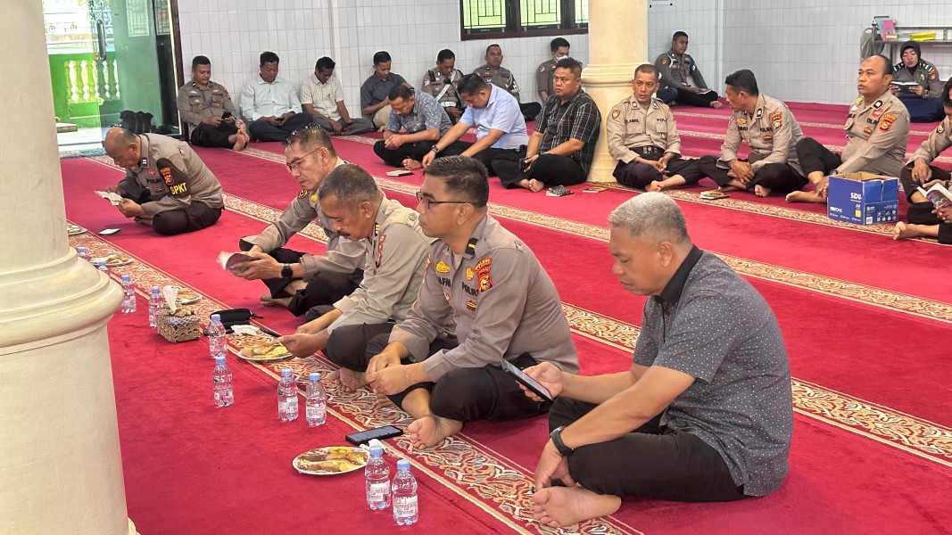 Polres Kampar Gelar Binrohtal,  Penguatan Spiritual Personel Untuk  Kinerja Optimal