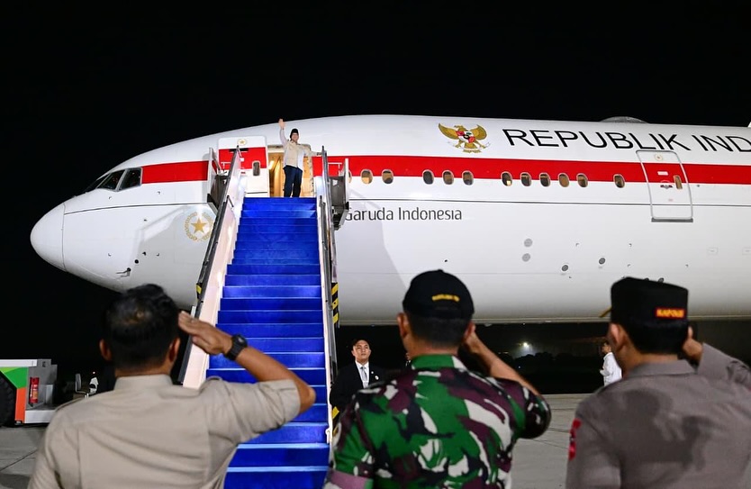 Presiden Prabowo Bertolak ke New York Hadiri Sidang Umum PBB
