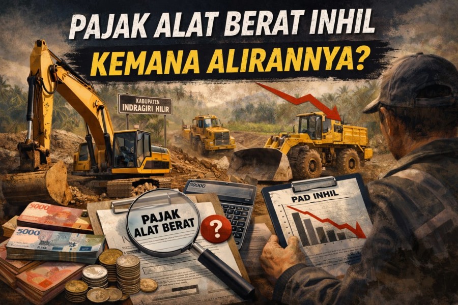 Ratusan Alat Berat Beroperasi di Inhil, Kontribusi Pajaknya ke PAD Jadi Sorotan