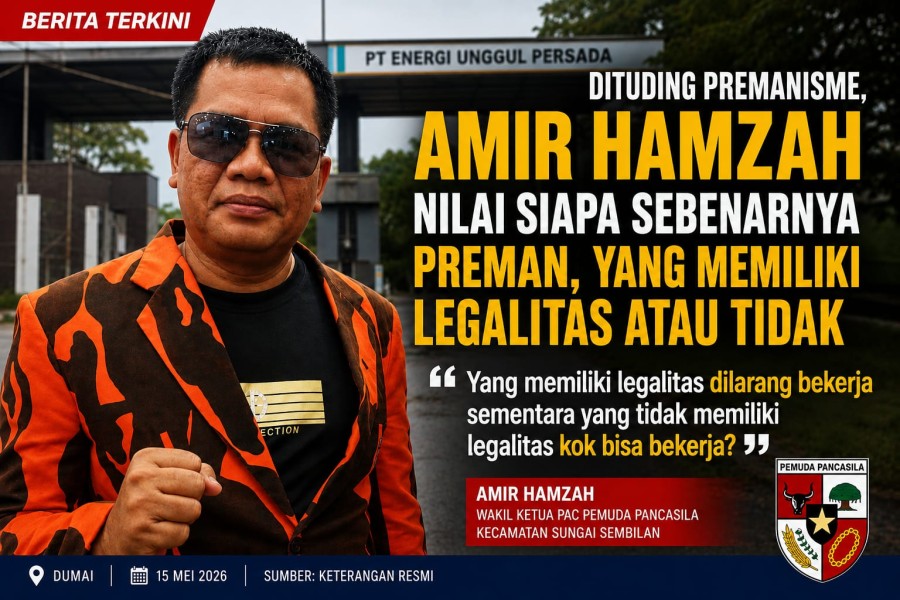 Amir Hamzah Tolak Tudingan Premanisme: Siapa Sebenarnya Yang Preman?