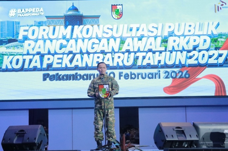 Wali Kota Pekanbaru Terima Banyak Usulan Pembangunan di Forum Konsultasi Publik RKPD 2027