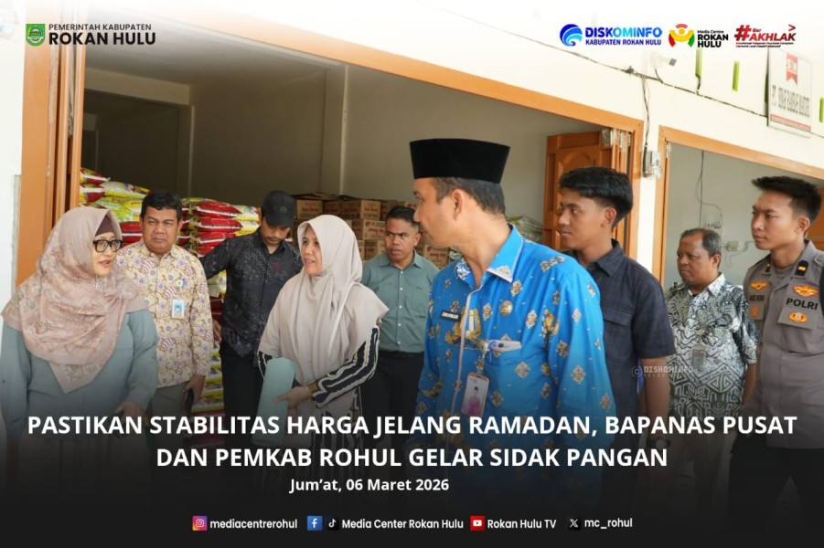 Bapanas Pusat dan Pemkab Rohul Gelar Sidak Pangan