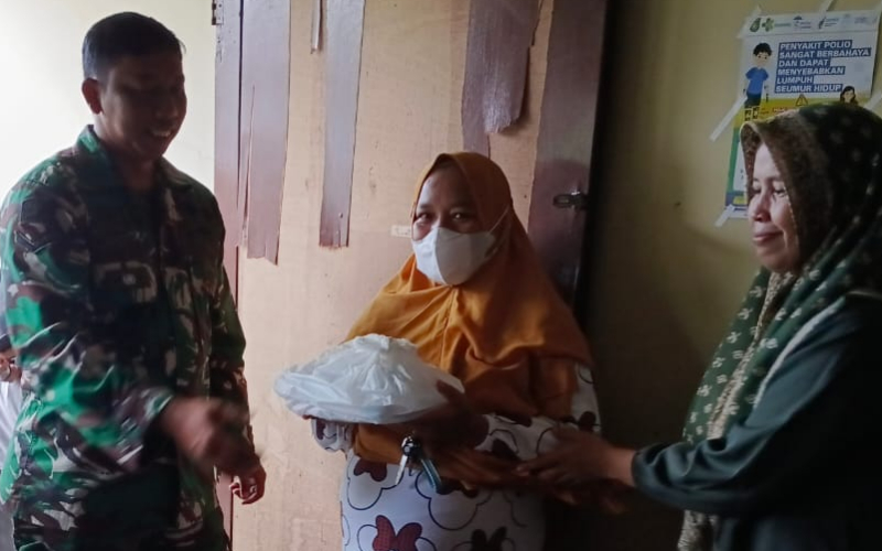 Koramil 01 Dumai Kawal Program Makanan Bergizi Gratis, Ribuan Pelajar Terima Manfaat