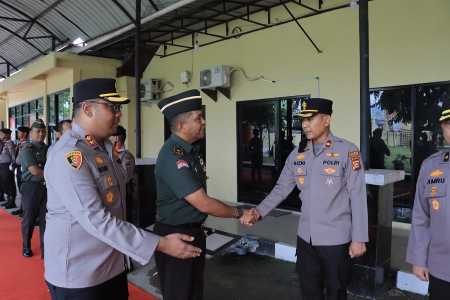 Danrem 031/WB Perkuat Sinergi TNI-Polri di Polres Kampar!