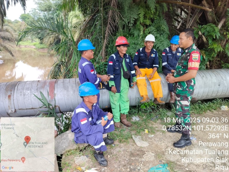 Babinsa Koramil 04/Perawang Gencar Sosialisasi Kesehatan dan Kebersihan Lingkungan di Tengah Masyarakat