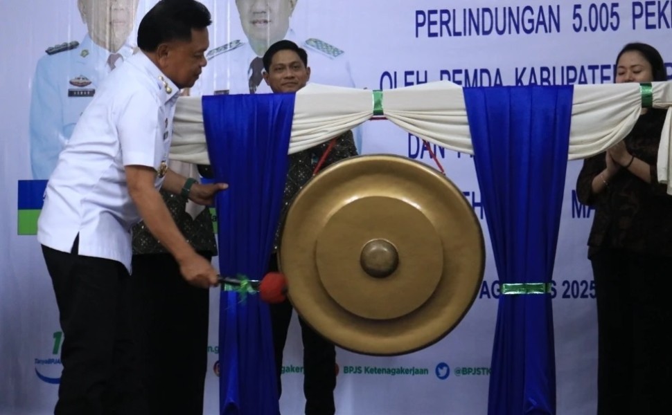 Resmi Dilaunching, 5.005 Pekerja Rentan di Meranti Kini Terlindungi BPJS Ketenagakerjaan