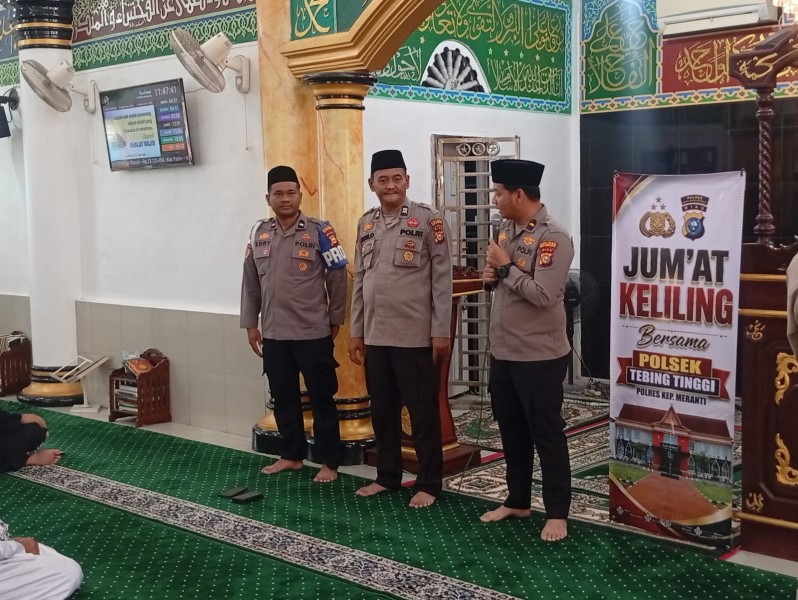 Jelang pilkades 2026 polres meranti perkuat cooling system di 30 masjid  bersama jumat keliling