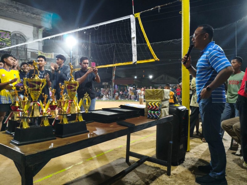 Pelindo Dumai Dukung Turnamen Voli Antar Pelajar, SMKN 4 dan SMAN 2 Jadi Juara