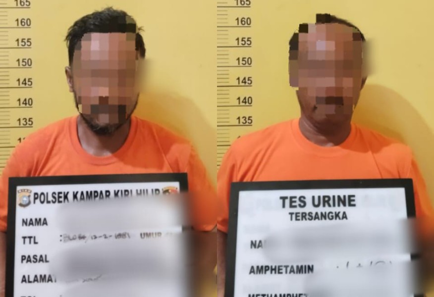 BUMI KAMPAR DIRUSAK, HUKUM MENANTI! Polsek Kampar Kiri Hilir JEBLOSKAN 2 PENAMBANG EMAS ILEGAL di Balik Jeruji Besi!