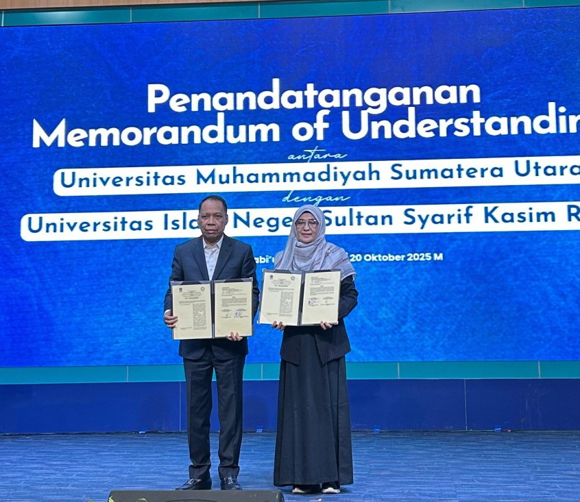 Teken MoU, UIN Suska Riau dan UMSU Sepakat Tingkatkan Kualitas Akademik