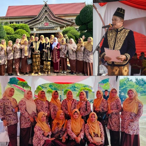 Perempuan Minang Beraksi: Hj. Neno Fitria, SKM Warnai Upacara Sumpah Pemuda ke-97