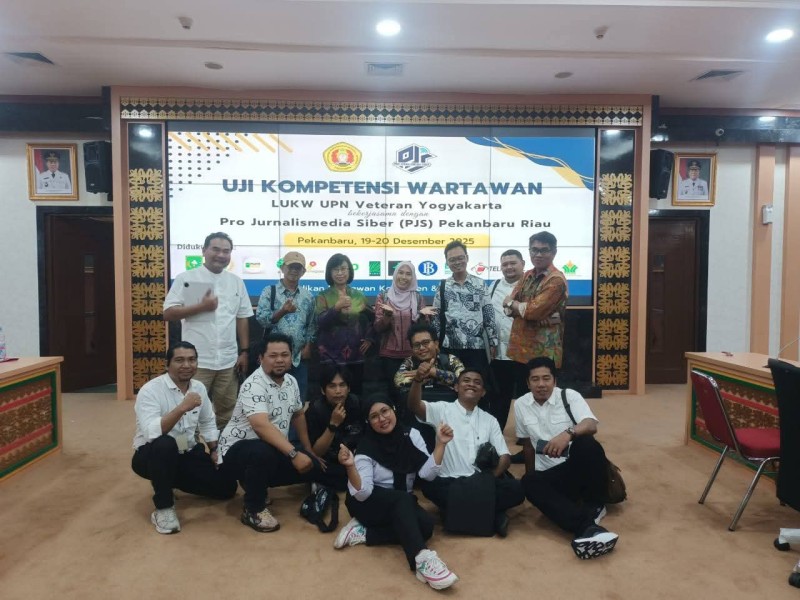 Puluhan Wartawan Ikut UKW di Riau Pelalawan kirim Tiga Perwakilan