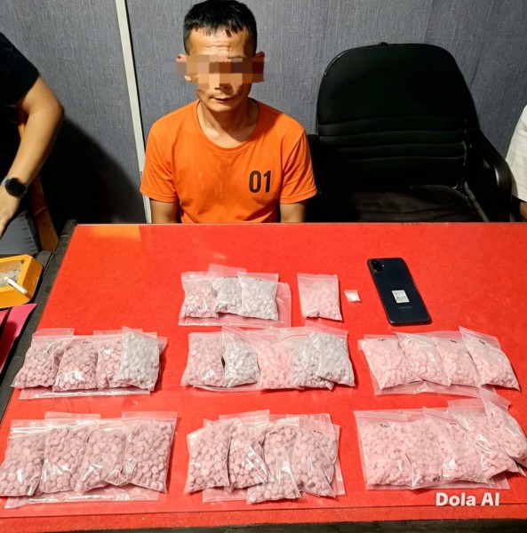Satres Narkoba Polres Inhil Gagalkan Peredaran Ribuan Pil Ekstasi, Seorang Pengedar Ditangkap di Kemuning
