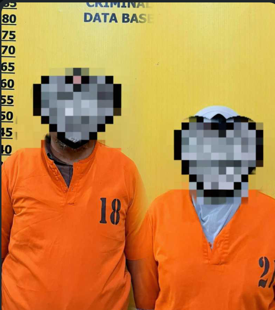 Mantan Kades dan IRT Tersangka Kasus Jual Beli Tanah Ditahan Polres Pelalawan