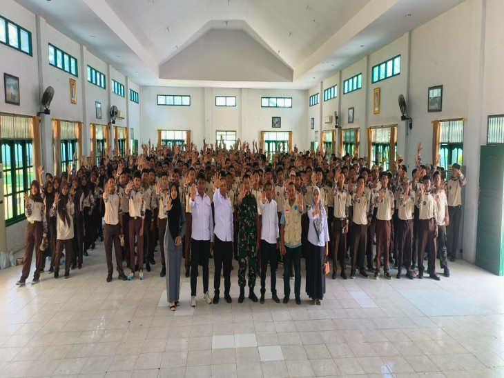 BNK Kampar Kobarkan Semangat Anti Narkoba di Kalangan Kadet Muda KKRI