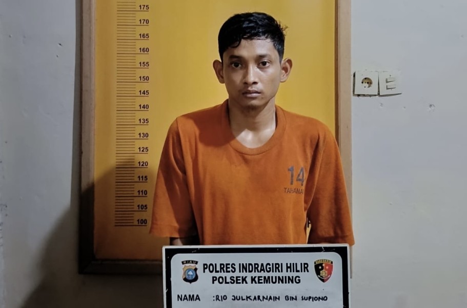 Polsek Kemuning Tangkap Pengedar Sabu di Air Balui