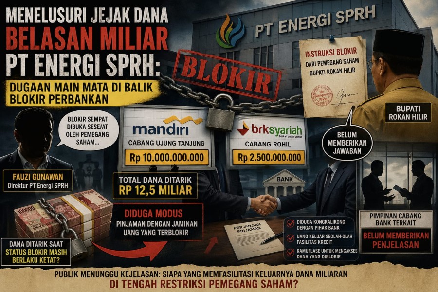 Menelusuri Jejak Dana Belasan Miliar PT Energi SPRH: Dugaan Main Mata di Balik Blokir Perbankan